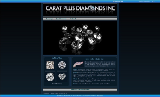 Diamond Wholesale web site development