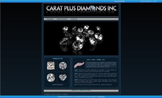 Diamond Wholesale web site development